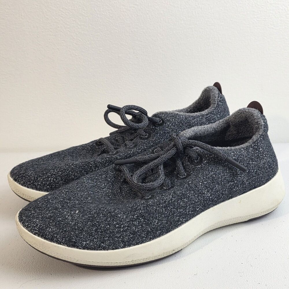 Allbirds Womens Wool Runner Mizzle Gray Athletic Running Shoes Size 10